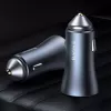 Carregador de automóvel Baseus TZCCJD-0G 40W cinzento-escuro — carregador USB para automóvel, saída de 40W