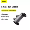 Suporte ativo Baseus Steel Cannon para telemóvel preto prateado