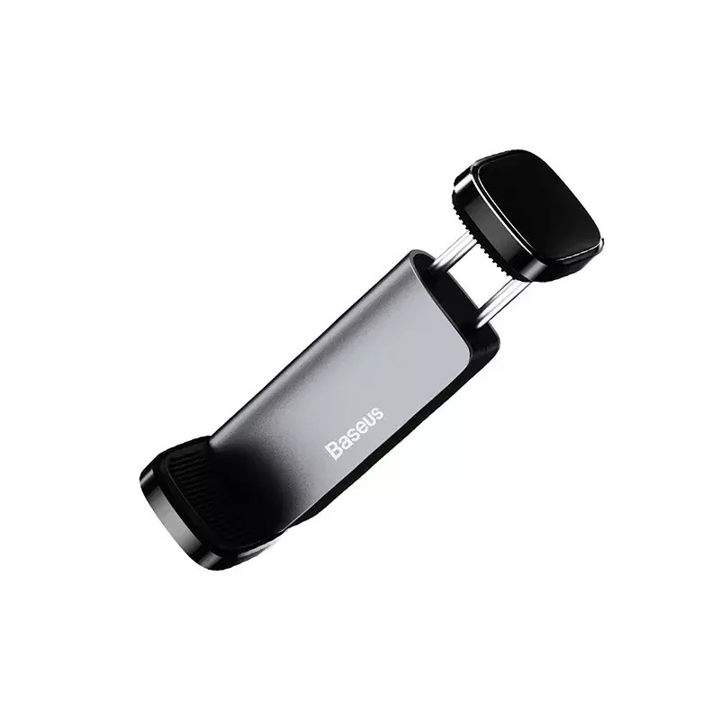 Suporte ativo Baseus Steel Cannon para telemóvel preto prateado