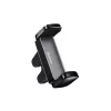 Suporte ativo Baseus Steel Cannon para telemóvel preto prateado