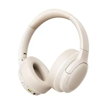 Auscultadores Bluetooth 6.0 sem fios Baseus Bass BH1 Lite — branco