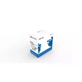 Cabo de rede Hikvision DS-1LN5E-E/E preto 305 m Cat5e U/UTP