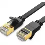 Cabo Ethernet UGREEN NW106 Cat.7 STP RJ45 plano 3 m (preto)