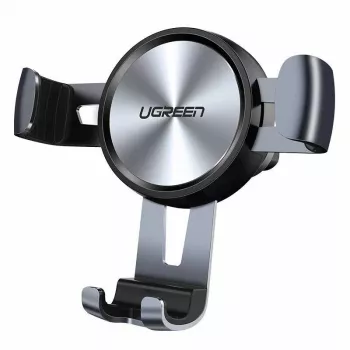 Suporte para telemóvel de automóvel UGREEN Gravity Holder para grelha de ventilação, cinzento, modelo 50564