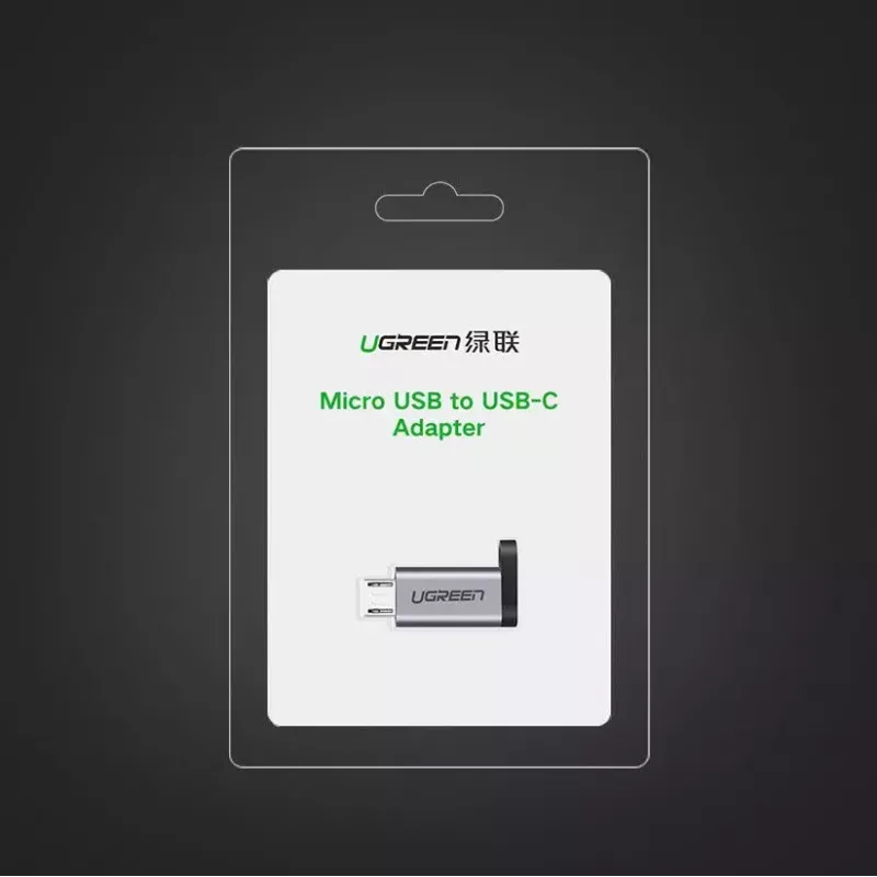 UGREEN adaptador de USB-C para micro USB, cinzento