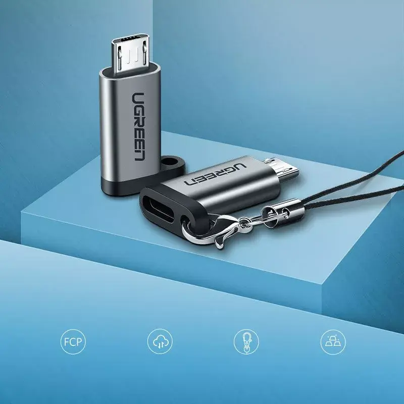 UGREEN adaptador de USB-C para micro USB, cinzento