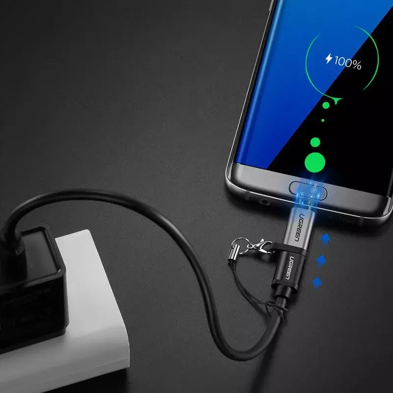 UGREEN adaptador de USB-C para micro USB, cinzento