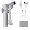 Gimbal Insta360 Flow 2 Standard Bundle — estabilizador de 3 eixos para smartphone, dobrável, bateria de 1100 mAh, Stone Gray