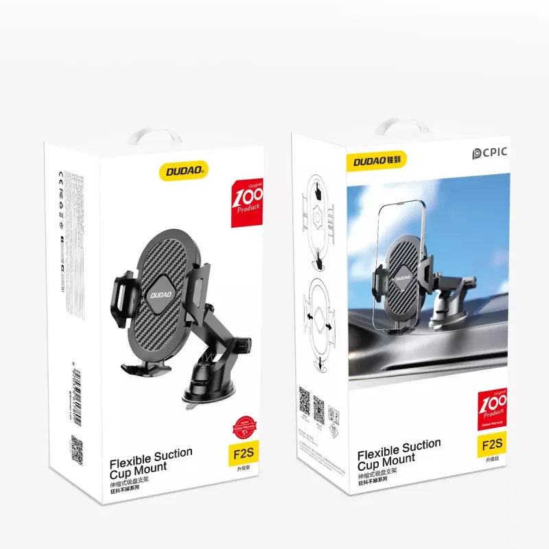 Suporte passivo DUDAO F2S upgrade para telemóvel smartphone preto