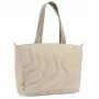Mala para portátil Tomtoc Terra-T38 Puffy, 13,5 l, bege