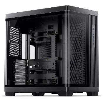 Caixa para PC Jonsbo TK-4 midi-tower ATX com painel lateral em vidro temperado, preto
