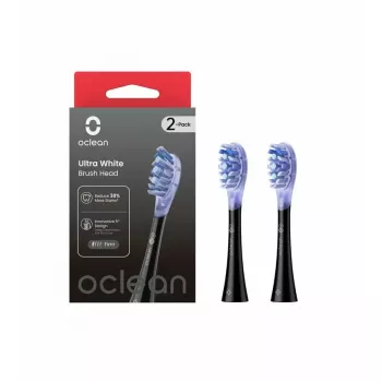 Cabeças de escova de dentes Oclean UW02, 2 unid., preto, extra macias