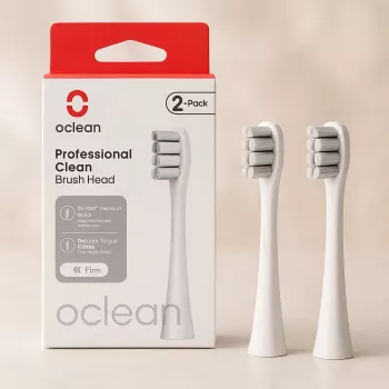 Cabeças de escova de dentes de substituição OCLEAN P1C10 cinzento, 2 unid.