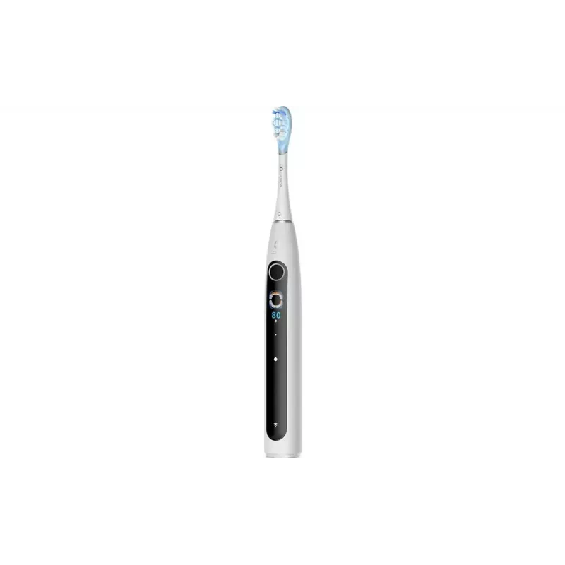 Escova de dentes elétrica OCLEAN X Pro 20 S em branco com sensor de pressão inteligente