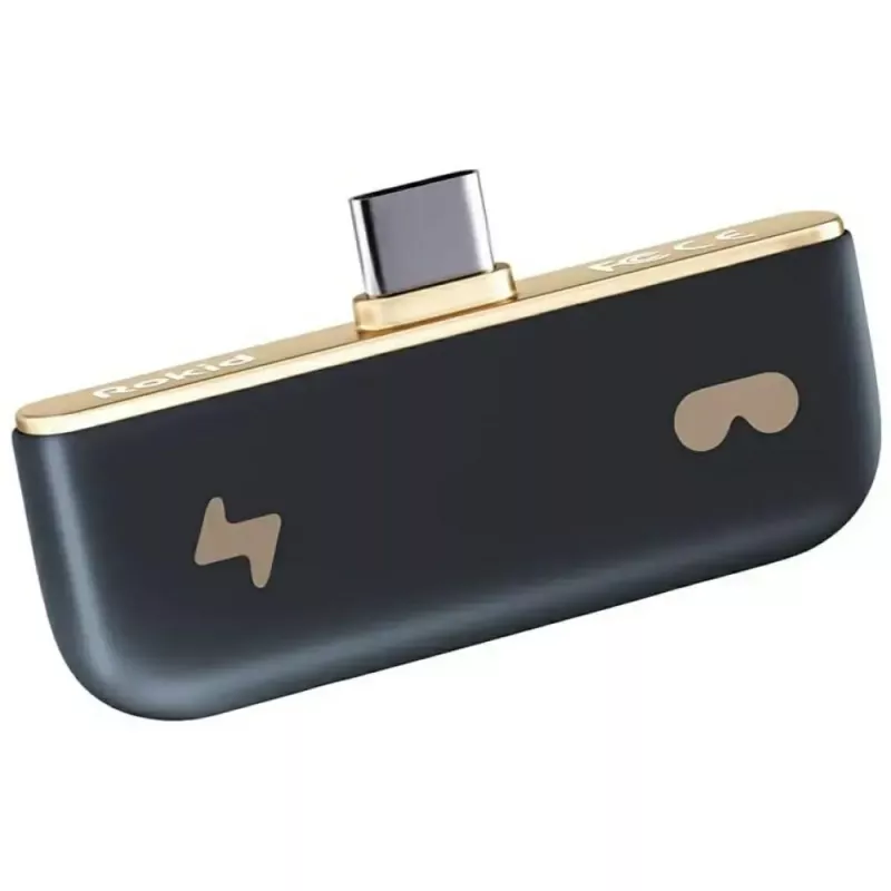Adaptador USB-C Rokid UNB23010 – 2 portas USB-C, preto