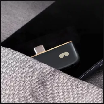 Adaptador USB-C Rokid UNB23010 – 2 portas USB-C, preto