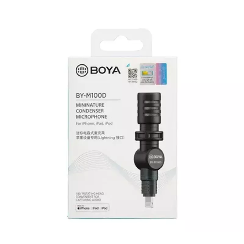 Microfone para smartphone BOYA BY-M100D