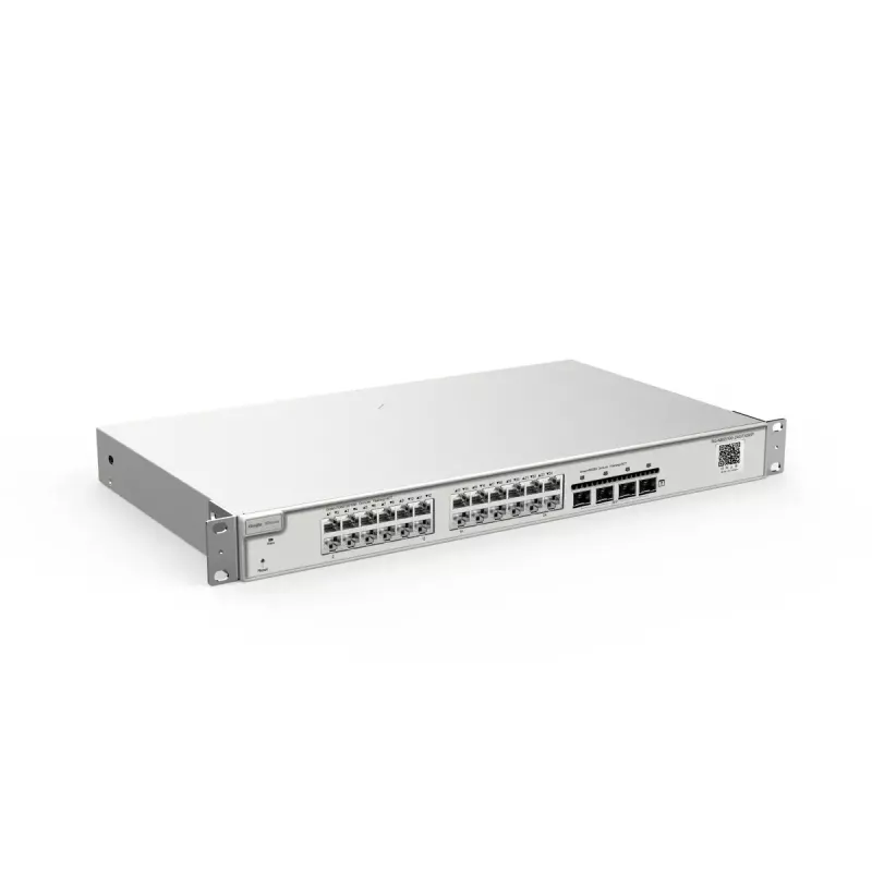 Switch gerido Ruijie Networks RG-NBS5100-24GT4SFP-P L3 24 portas Gigabit Ethernet
