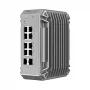 Switch de rede gerido L2 Ruijie RG-NIS3100-8GT2SFP-HP — 8× Gigabit RJ-45, 2× SFP, PoE, 12–56V DC, 20 Gbit/s, 8000 MAC, cinzento