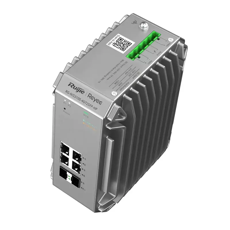 Switch gerido Ruijie Networks RG-NIS3100-4GT2SFP-HP L2 Gigabit Ethernet PoE