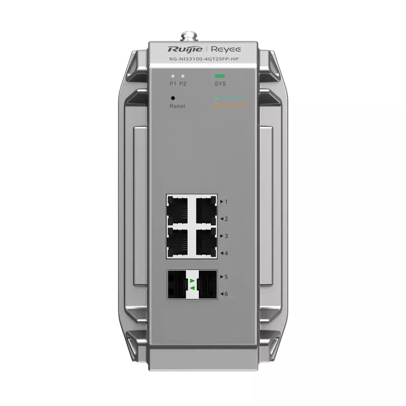 Switch gerido Ruijie Networks RG-NIS3100-4GT2SFP-HP L2 Gigabit Ethernet PoE