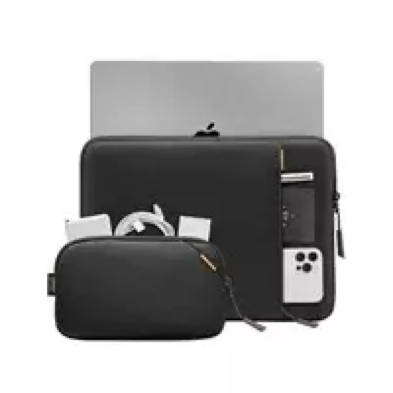 Kit de capa Tomtoc TOM-A13-C12D para MacBook Pro/Air de 13 polegadas — preto