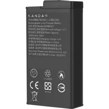 Bateria recarregável para KanDao QooCam 3 QCMB5027 — 3600mAh
