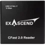 Leitor de cartões CFast 2.0 Exascend EXCRCFT1 — interface CFast 2.0, conectividade USB