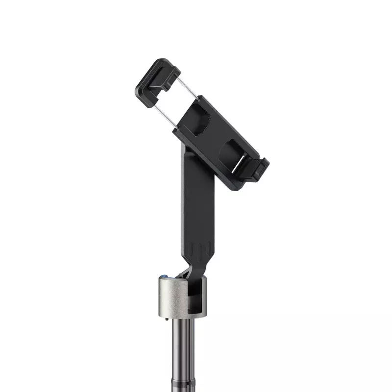 Pau de selfie Dudao F18 — suporte passivo para telemóvel, branco, ABS e alumínio