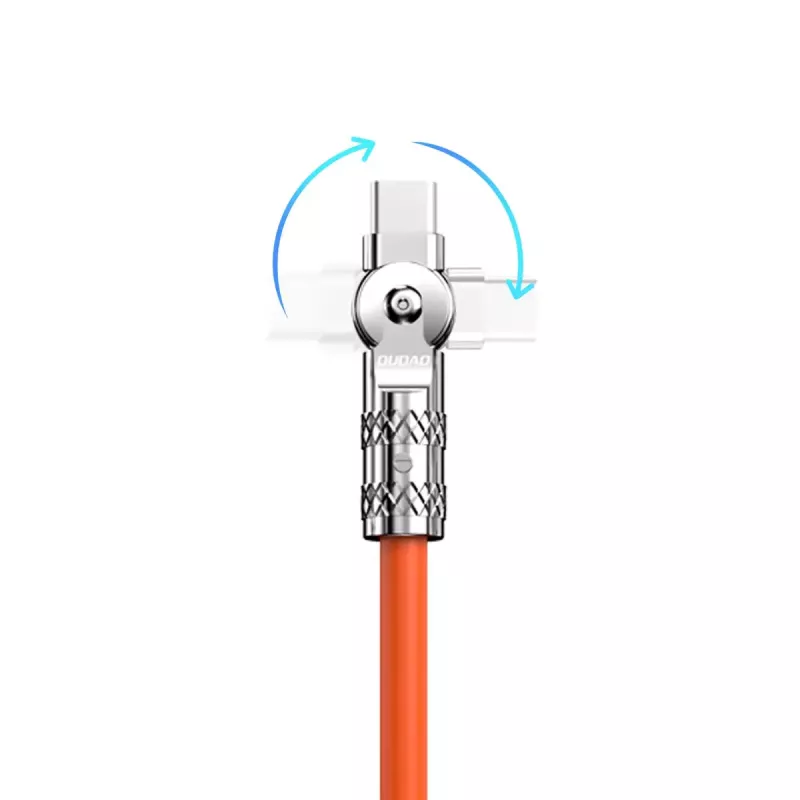 Cabo USB para Lightning Dudao L24AL — 1 m, USB-A para Lightning, laranja