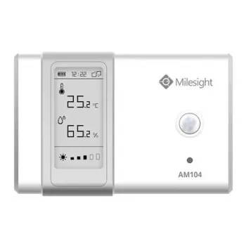 Sensor de clima interior Milesight AM104-868M LoRaWAN – temperatura e humidade