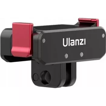 Adaptador de suporte magnético Ulanzi com rosca de 1/4 de polegada para action cams — compatível com GoPro e DJI Action 3