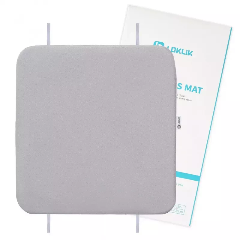 Tapete para prensa térmica LOKLiK SG-GJ-0057-US-L-B2B cinzento 381x381 mm