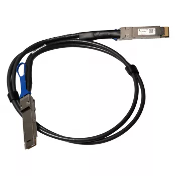 Cabo DAC MikroTik DDQ+DA0001 1 m QSFP-DD preto