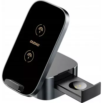 Carregador sem fios Dudao A11Pro+ 15W — estação de carregamento rápido compatível com Qi