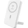 Powerbank portátil Dudao K14S+ 10000 mAh 20W com USB-A, USB-C e MagSafe, branco