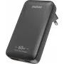 Fonte de alimentação Dudao A65Q 65W GaN adaptador de viagem USB-A / USB-C PD ultrafino EU/US preto