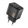 Carregador de parede Dudao A28 45W GaN USB-C, preto — carregador rápido de porta única