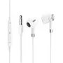 Auscultadores intra-auriculares com fios Samsung Dawnkey Magnetic Earphone com jack 3,5 mm, branco