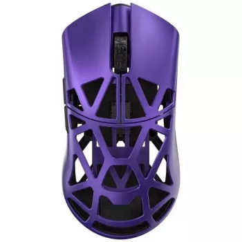 Rato gaming sem fios Beast X Mini Pro Solid Sides com switches óticos Omron, roxo