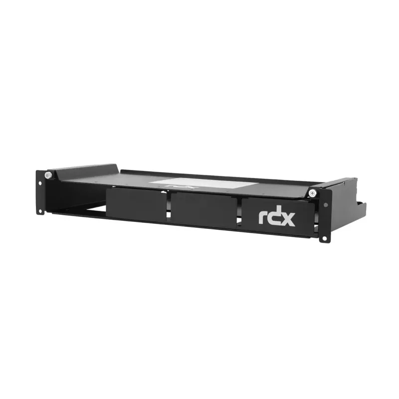 Overland-Tandberg QuadPAK de 1,5 U para montagem em rack para 1–4 unidades RDX externas, 19 polegadas, preto