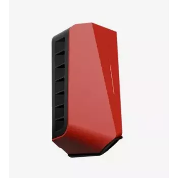 Cobertura frontal Easee acessório de carregamento para veículos elétricos vermelho interior e exterior