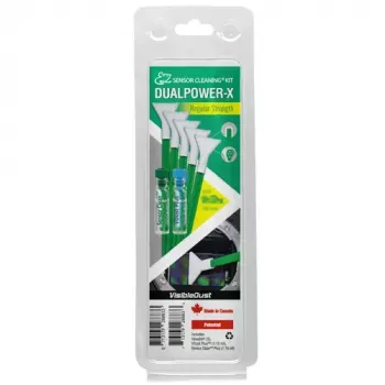 Kit de limpeza de equipamento VisibleDust DUALPOWER-X