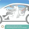 Espelho retrovisor para cadeira auto de bebé Benbat OLY cinzento menino/menina