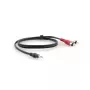 Cabo de áudio Kramer Electronics C-A35M/2RAM-15 4,6 m 3,5 mm 2x RCA preto