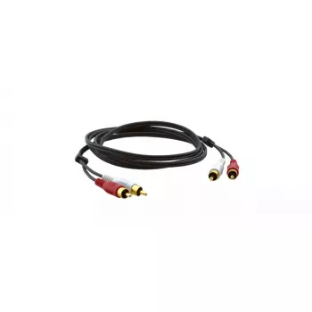 Cabo de áudio RCA macho para macho 1,8 m Kramer Electronics 2xRCA