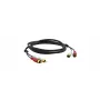 Cabo de áudio RCA macho para RCA macho 7,6 m Kramer Electronics 2xRCA