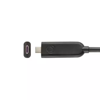 Cabo USB-C para USB-C Kramer Electronics CLS-AOCU32/FF-35 USB 3.2 Gen 2 10 Gbit/s 10,7 m preto