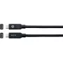Cabo USB-C Kramer C-U32/MFF 100W PD, 4,6 m de comprimento