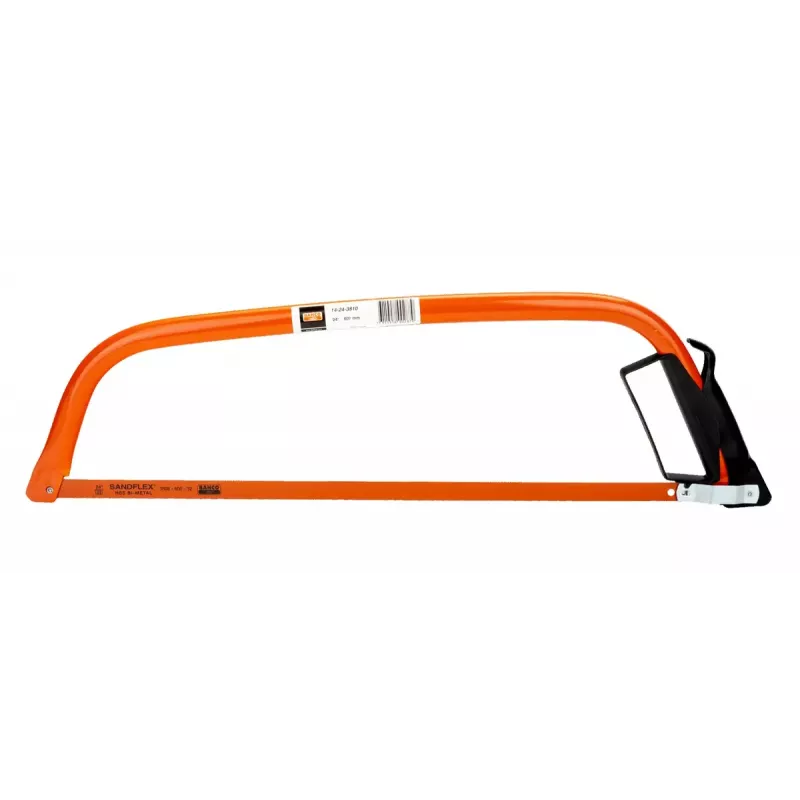 Serra de arco Bahco 14-24-3810 60,7 cm punho de metal preto laranja